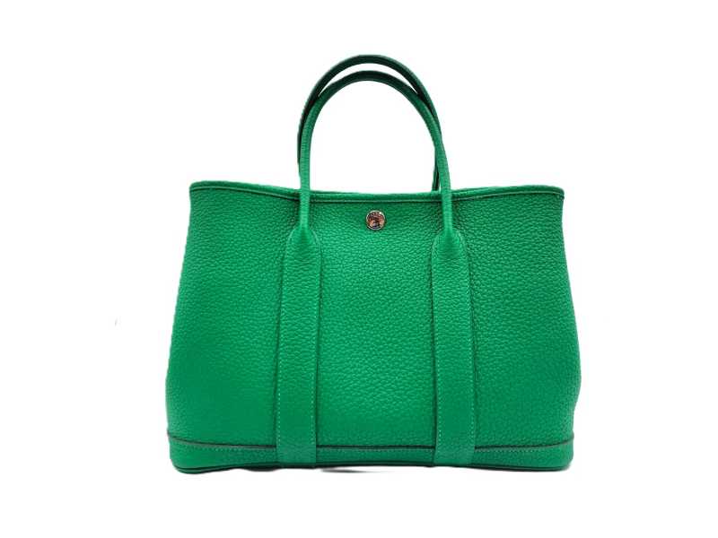 エルメス ガーデンパーティ30 TPM ネゴンダ バンブー シルバー金具